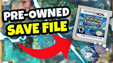 pokemon alpha sapphire save file.